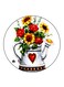 Flowers Printed Fridge Magnet Multicolour