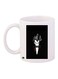 Cartoon Printed Coffee Mug White/Black/Red
