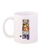 Game Sonic Character Printed Mug White/Red/Purple