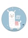 Llama Printed Fridge Magnet Multicolour