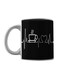 Pulse With A Cup Printed Mug Black/White 350ml