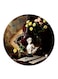 Vintage Art Printed Fridge Magnet Multicolour