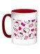 Hello Kitty Printed Coffee Mug Red/White/Pink