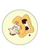 Anime Shin Chan Printed Fridge Magnet Multicolour