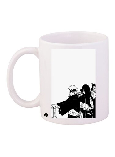 Printed Coffee Mug White/Black