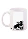 Printed Coffee Mug White/Black