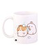 Rabbit Printed Mug White/Orange/Brown