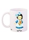 Cartoon Printed Coffee Mug White/Blue/Yellow