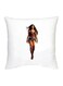 Wonder Woman Printed Decorative Cushion White/Beige/Brown 16x16inch