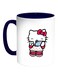 Hello Kitty Printed Coffee Mug Blue/White/Pink 325ml