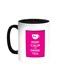Keep Calm And Drink Tea Printed Coffee Mug Black/White 11ounce