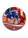 Video Game Sonic Printed Fridge Magnet Multicolour