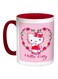 Hello Kitty Printed Coffee Mug Red/White/Pink
