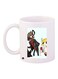 Mouse Printed Coffee Mug White/Black/Red 11ounce