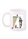 Assassin's Creed Video Game Character Printed Coffee Mug White/Beige/Green