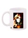 Cartoon Printed Coffee Mug White/Brown/Black 11ounce