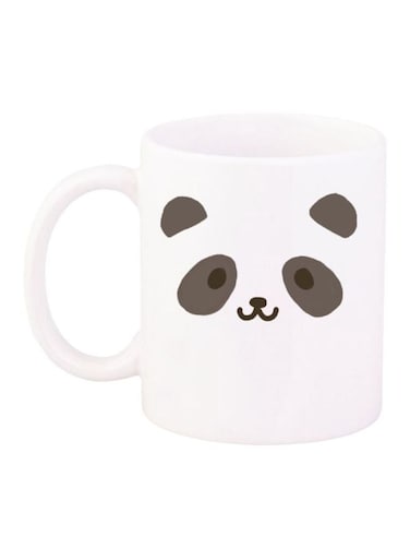 Panda Printed Coffee Mug White/Black