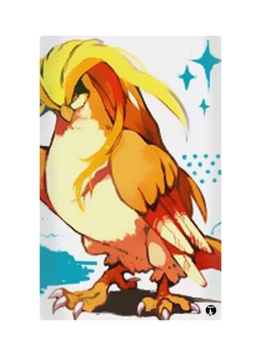 Printed Fridge Magnet Multicolour 8.5x0.4x5.5cm