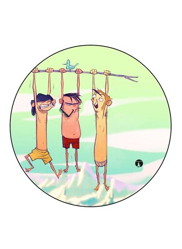 Ed, Edd N Eddy Printed Fridge Magnet Multicolour