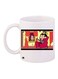Mr. Bean Printed Coffee Mug White/Red/Yellow 11ounce