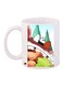 Panda Bear Printed Coffee Mug White/Brown/Green