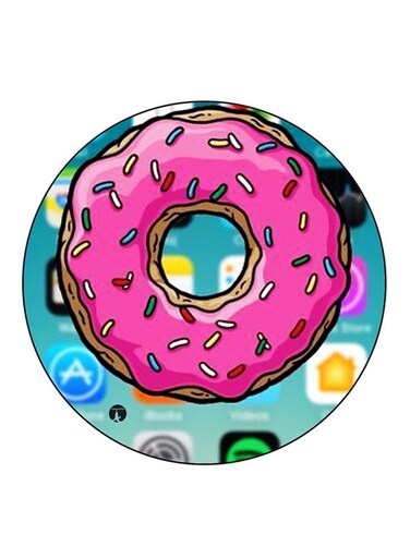 Donut Printed Fridge Magnet Multicolour