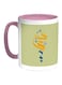 Dubai Printed Coffee Mug Pink/Green/Yellow 11ounce