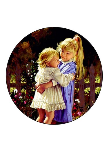 Girls Printed Fridge Magnet Multicolour