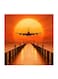 Sunset MDF Painting Multicolour 30x30centimeter