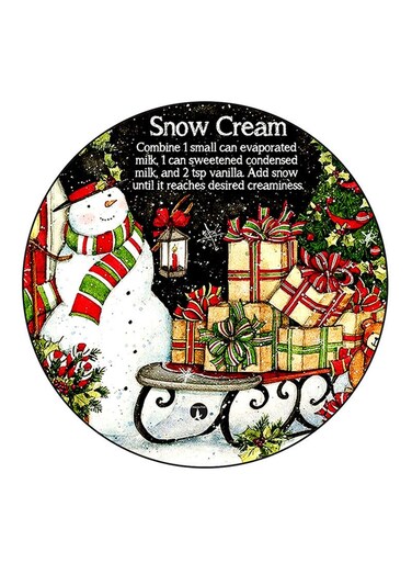 Christmas Printed Fridge Magnet Multicolour