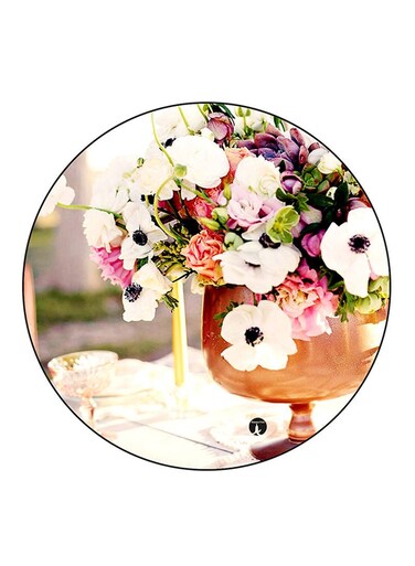 Flowers Printed Fridge Magnet Multicolour