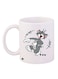 Tom Printed Coffee Mug White/Grey/Black 11ounce