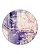 Flowers Printed Fridge Magnet Round Multicolour