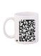 Paper Planes Printed Coffee Mug White/Black