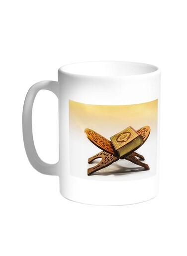 Islamic - The Quran Printed Coffee Mug White 11ounce