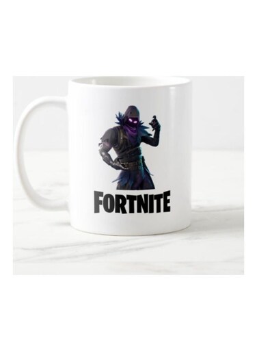 Fortnite Design Printed Mug White/Black