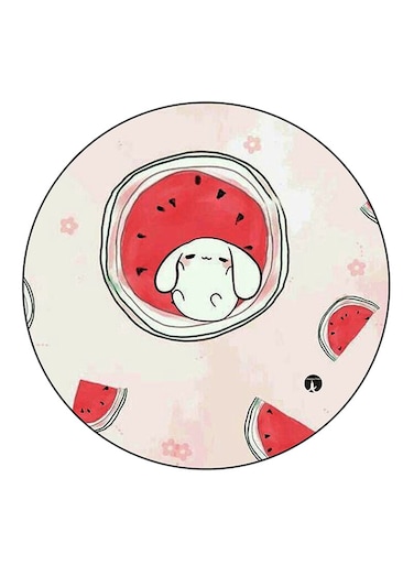 Rabbit Printed Fridge Magnet Multicolour
