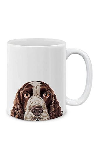 English Springer Spaniel Dog Ceramic Coffee Mug Tea Cup, 11 OZ
