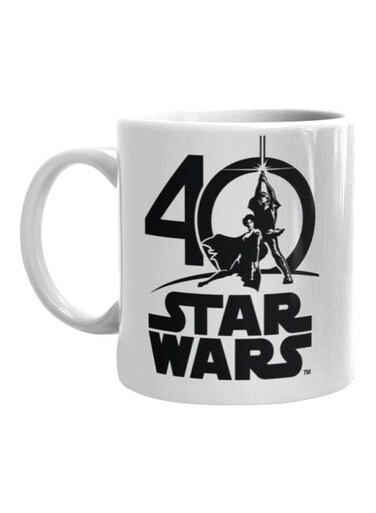 Star Wars Printed Mug White/Black