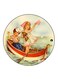 Vintage Art Printed Fridge Magnet Multicolour