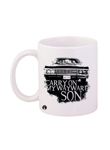 Supernatural Printed Mug White/Black
