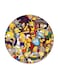 Simpsons Printed Fridge Magnet Round Multicolour