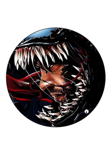Venom Printed Fridge Magnet Round Multicolour