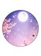 The Moon Printed Fridge Magnet Multicolour
