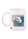 Hamster Printed Coffee Mug White Blue
