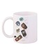 Anime Digimon Printed Mug White/Brown/Blue 11ounce
