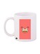 Pokemon Video Game Printed Mug White/Pink/Beige Standard Size