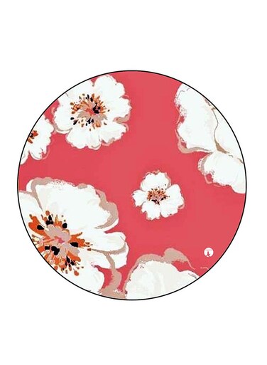 Flower Printed Fridge Magnet Multicolour 5.5 x 5.5cm