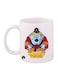 Anime One Piece Printed Mug White/Red/Blue