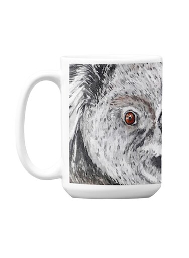Premium Printed Ceramic Coffee Mug White 350ml